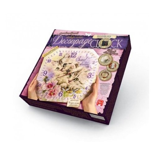 Комплект креативного творчества "Decoupage Clock" (в ассорт)