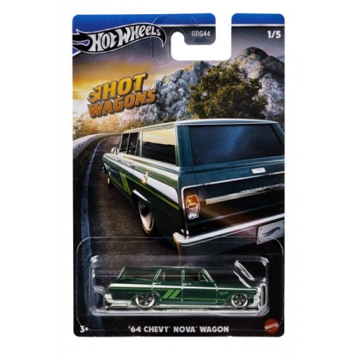 Тематическая машинка Mattel Хитовые универсалы Hot Wheels, в ассорт. HWR56