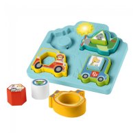 Музыкальный пазл Fisher-Price 2-в-1 Веселые приключения HRP31