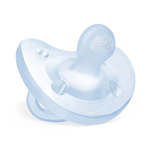 Пустышка Chicco силиконовая Physioforma Soft от 0 до 6 месяцев голубая 73091.94