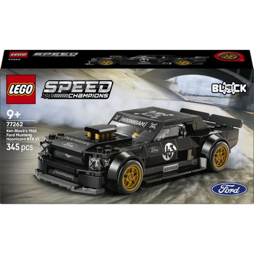Конструктор Lego Speed Champions Ford Mustang Hoonicorn V1 '65 Ken Block, 345 деталей 77262