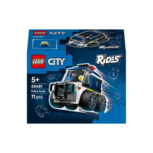 Конструктор Lego City Автомобили — Полицейский грузовик, 71 деталь 60481