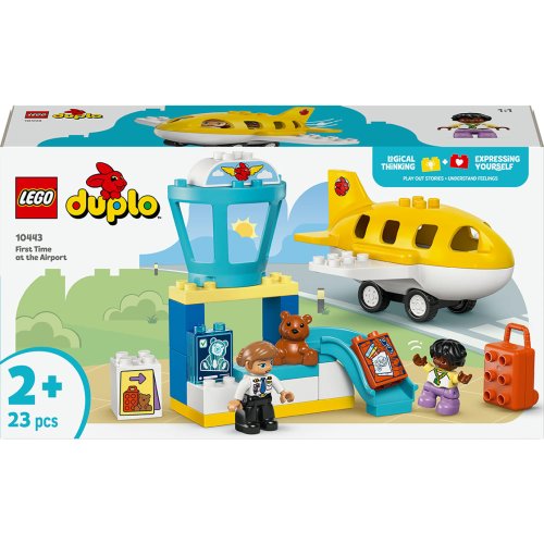Конструктор Lego Duplo Town Впервые в аэропорту, 23 детали 10443