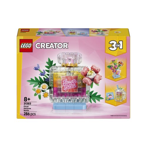 Конструктор Lego Creator 3в1 Флакон для духов с цветочным декором, 286 деталей 31383