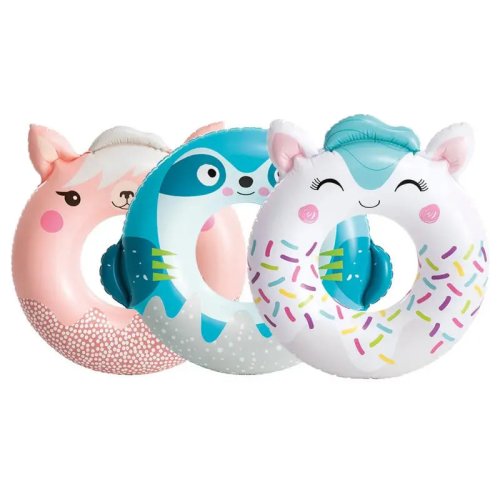 Надувной круг Intex Милые зверьки, от 8 лет 59266