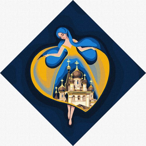 Набор для росписи номеров. "Берегиня Николаева" 30х30см KHO4932