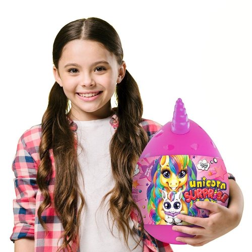 Набор для творчества Danko Toys Яйцо Единорог Unicorn Surprise Box (укр) USB-01-01U