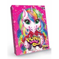 Набор для креативного творчества Danko Toys Pony Land 7 в 1, укр PL-01-01U