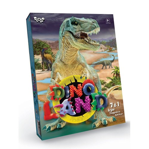 Креативное творчество "Dino Land 7 в 1" рус (DL-01-01)