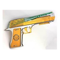 Собранная модель СУВЕНИР - ДЕКОР Резинкострел "DESERT EAGLE" Gold (111113Gold)