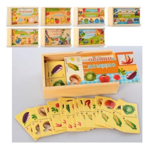 Деревянная игрушка Домино MD 2482