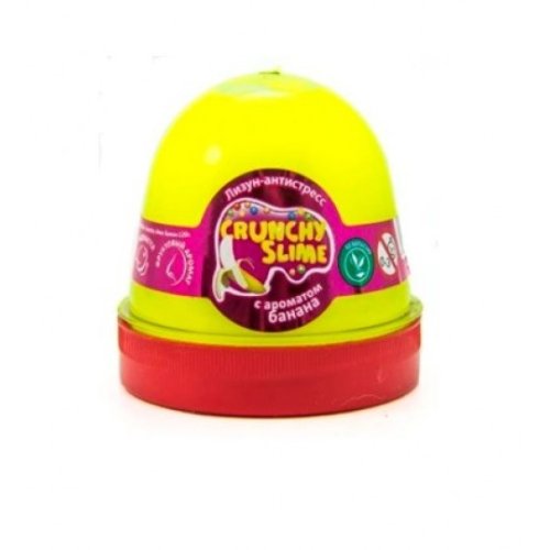 Лизун-антистрес TM Mr.Boo Crunchy slime Банан A80089