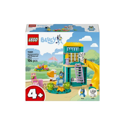 Конструктор Lego Bluey Веселье с Блуи и Хлоей на игровой площадке, 104 детали 11201