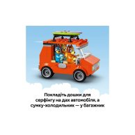Конструктор Lego Bluey Пляж и семейная поездка на автомобили Блуи, 133 детали 11202