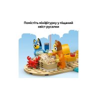 Конструктор Lego Bluey Пляж и семейная поездка на автомобили Блуи, 133 детали 11202