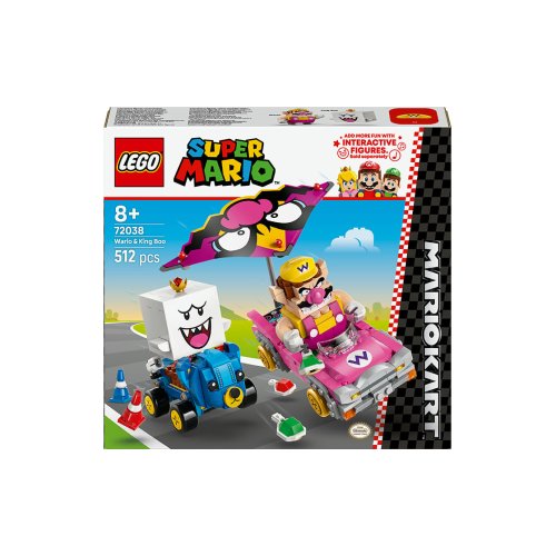 Конструктор Lego Super Mario Kart Wario та King Boo, 512 деталей 72038