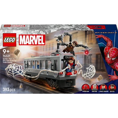 Конструктор Lego Marvel Super Heroes Человек-паук против Дока Ока: Сцена в метро, 393 детали 76321