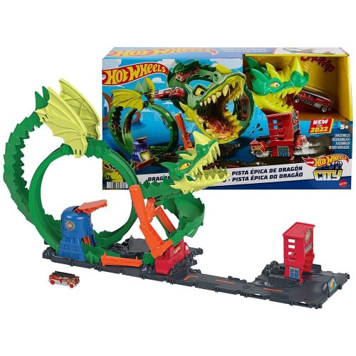 Игровой набор "Атака огненного дракона" Hot Wheels(HDP03)