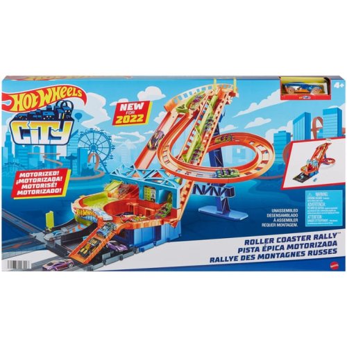 Игровой набор Mattel Гонки на американских горках Hot Wheels HDP04