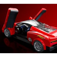 Конструктор Hot Wheels Brick Shop Speed Машина Maserati MC20, 250 деталей JFR90
