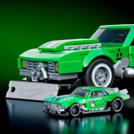 Конструктор Hot Wheels Brick Shop Speed Машина Custom ’68 Camaro, 289 деталей JFT16