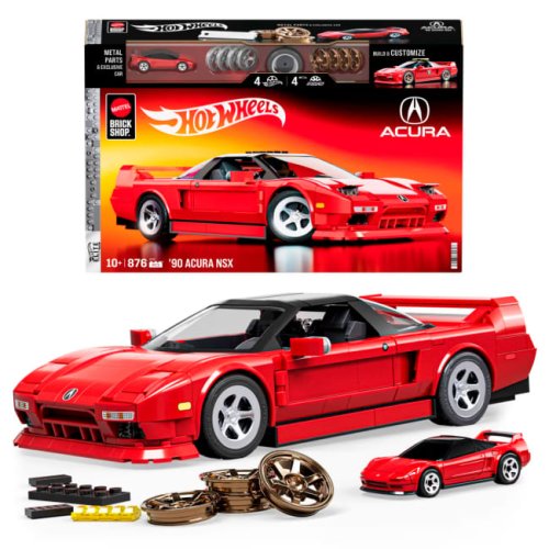 Конструктор Hot Wheels Brick Shop Elite Машина Acura NSX, 876 деталей JFT17