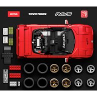 Конструктор Hot Wheels Brick Shop Elite Машина Acura NSX, 876 деталей JFT17
