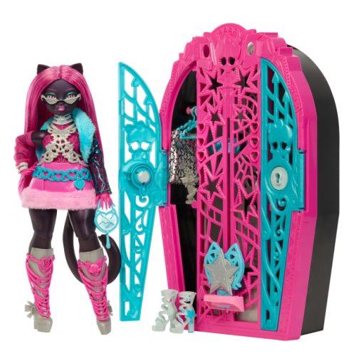 Набор-сюрприз Monster High Тайны Ужаслливуда Ужасо-секреты Кэтти Нуар JBG82