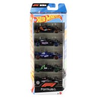 Игровой набор Mattel Hot Wheels 5 базовых болидов F1 2024 JGF58