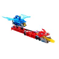 Игровой набор Mattel Hot Wheels City Транспортер-трансформер Два дракона JBM72