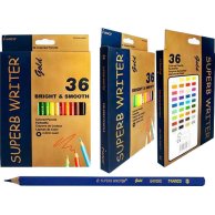 Карандаши цветные 36шт шестигранные Superb Writer Gold Marco 4100G-36CB