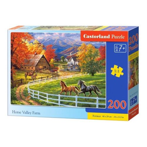 Пазлы Castorland 200 эл. Ферма конной долины