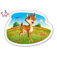 Castorland пазлы 4х1(3,4,6,9) Лесные животные (B-005079)