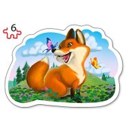 Castorland пазлы 4х1(3,4,6,9) Лесные животные (B-005079)
