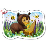 Castorland пазлы 4х1(3,4,6,9) Лесные животные (B-005079)