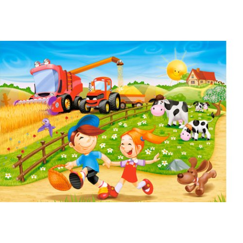 Пазлы Castorland 60 эл. Лето в деревне (B-06878)