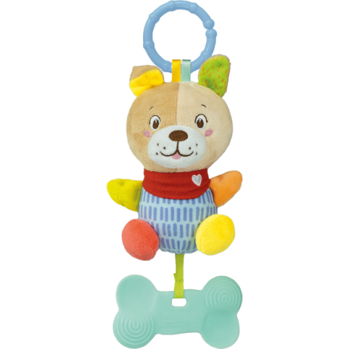 Игрушка-погремушка Clementoni Lovely Soft Dog Щенок 17785