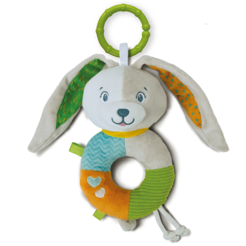 Игрушка-погремушка Clementoni Lovely Soft Bunny Зайка 17787