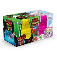 Вязкая масса "2 в 1" Mega Stretch Slime "и" Fluffy Slime "рос (FLS-03-01)