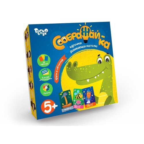 Развивающая настольная игра «Соображай-ка» рус (GSO-01-01)