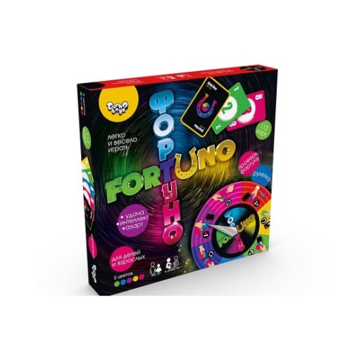 Развивающая настольная игра "Фортуна" большая рус (UF-02-01)