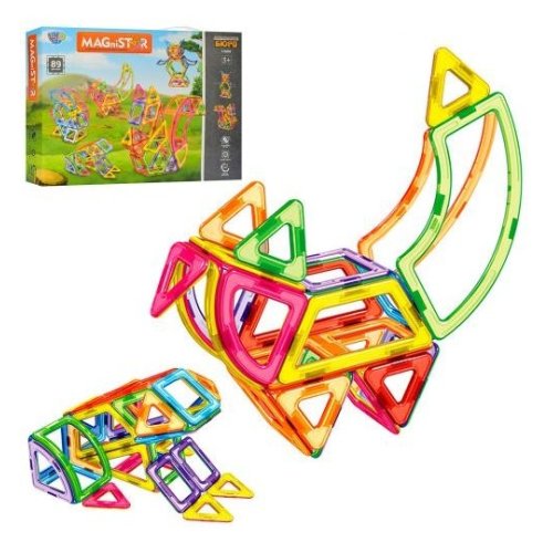 Магнитный конструктор Limo Toy Magnistar Животные, 89 деталей LT2002