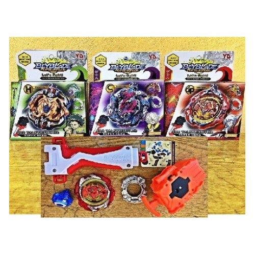 Запускалка бейблейд ВОЛЧОК BEYBLADE B-117-115-113 GOD VALKKYRIE юла