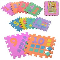 Коврик Мозаика M 0375-1 EVA,10 дет(10мм,31,5-31,5см),массаж,пазл,6текст,кул