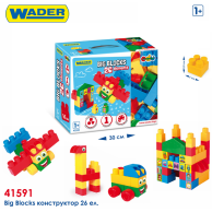 Конструктор Wader Big Blocks, 26 деталей 41591