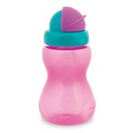 Бидончик спортивный с трубкой (270 мл) - розовый Canpol Babies (56 / 109_pin)