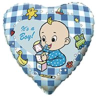 Шар фольга Младенец мальчик (1202-0461)