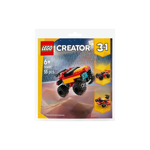 Конструктор Lego Creator 3в1 Грузовик-монстр с откидной крышей, 55 деталей 30691