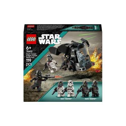 Конструктор Lego Star Wars Боевой набор Штурмовик смерти и Ночной штурмовик, 119 деталей 75412