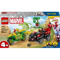 Конструктор Lego Marvel Spidey Гонки на электромобилях с динозаврами, 124 детали 11198